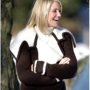 Faux Shearling Coat Inspired by Cameron Diaz’s Coat in “The Holiday”.